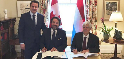 Luxembourg and Canada sign new audiovisual co-production treaty in Ottawa